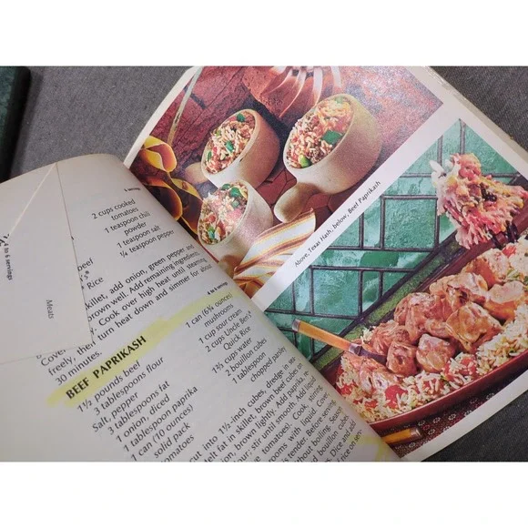 1969 Uncle Ben's The Magic Of Rice Cookbook Vintage Hardcover SBN: 87502-004-6 - Picture 11 of 16